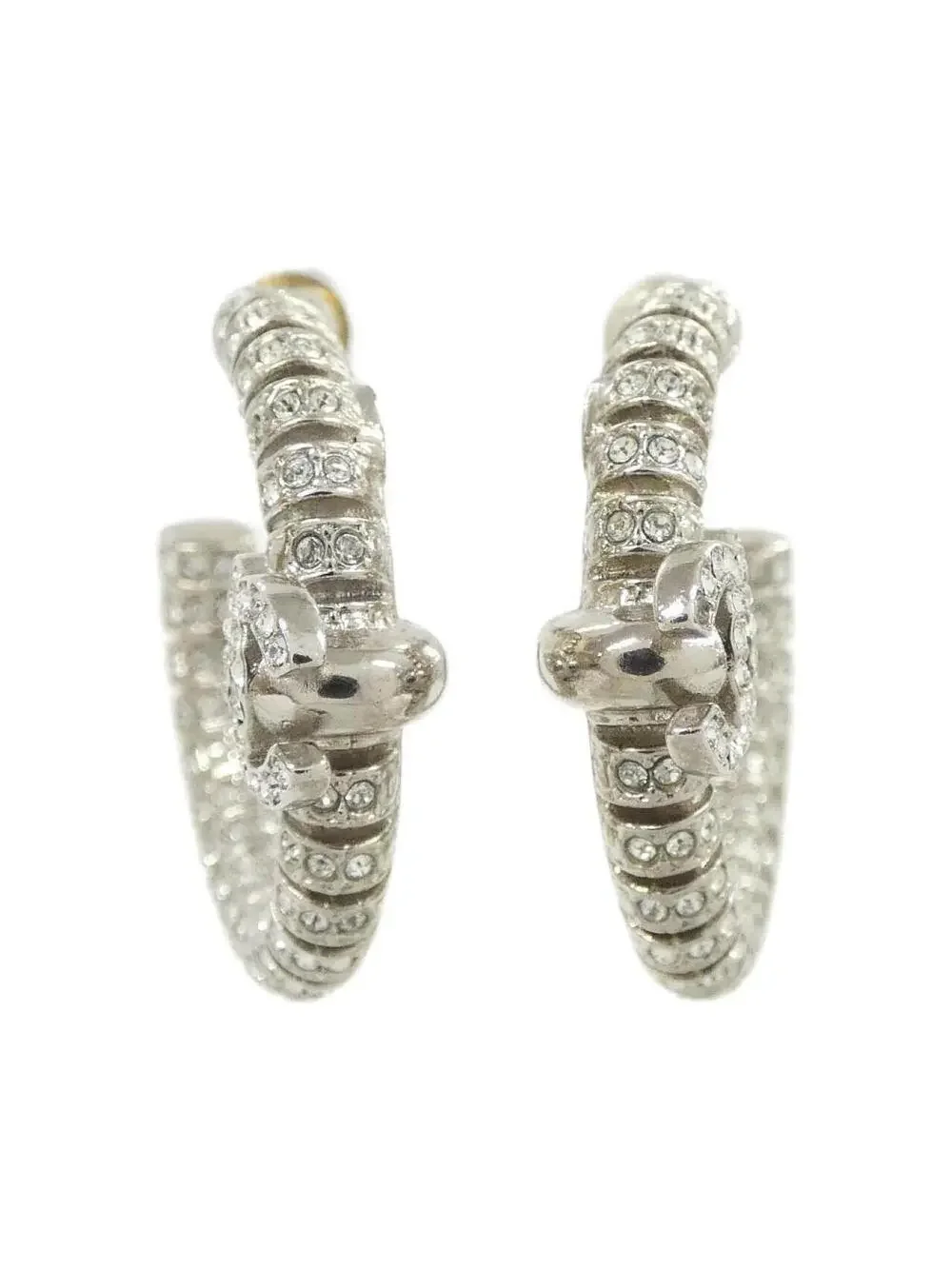 Chanel Earrings Silver-Tone Metal #327503C12B